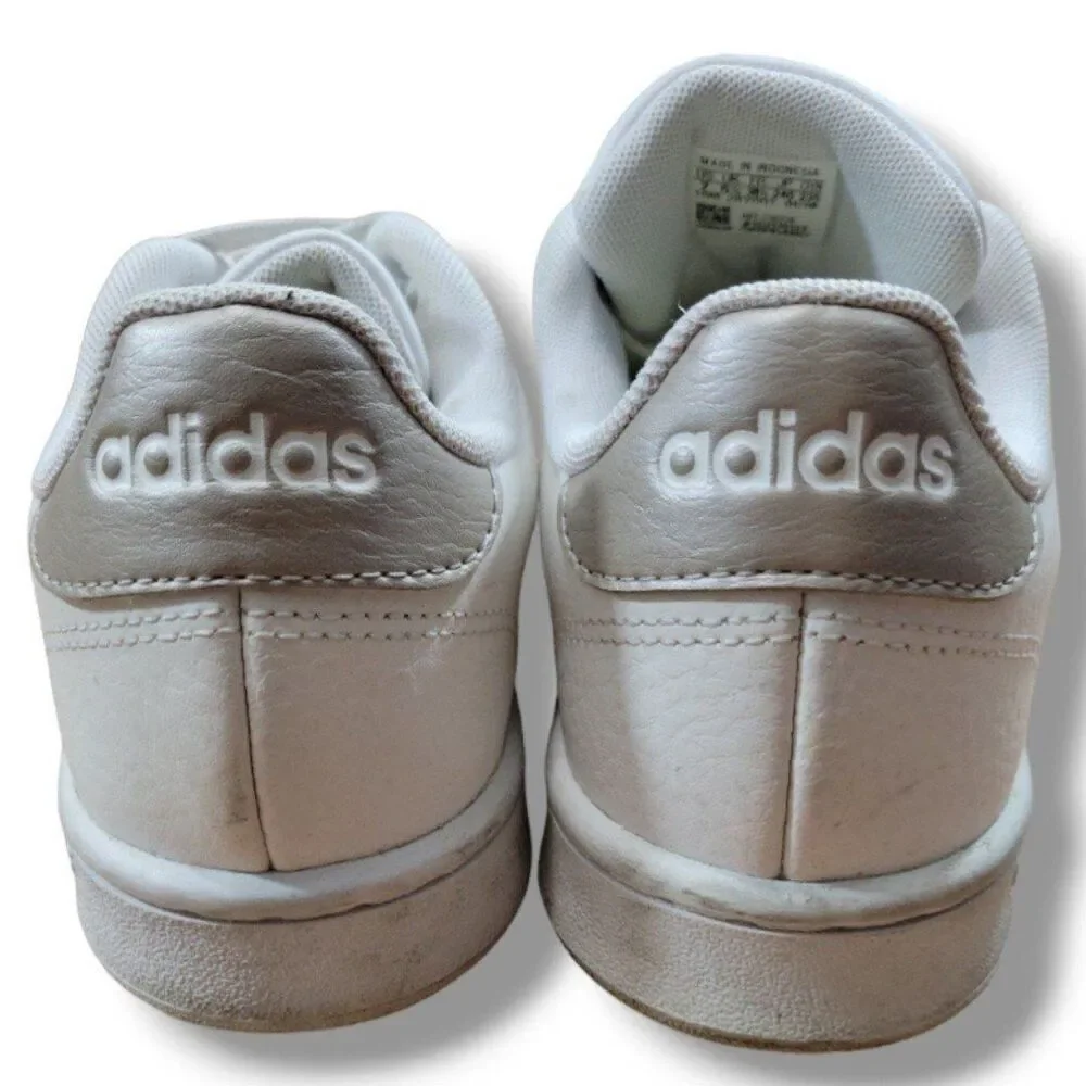 Adidas Shoes Size 7 Women's Adidas Advantage Sneakers F36226 White No Insoles